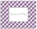 Stationery/Thank You Notes by Kelly Hughes Designs (Purple Gingham)