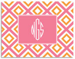 Stationery/Thank You Notes by Kelly Hughes Designs (Geo Pink)