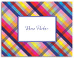 Stationery/Thank You Notes by Kelly Hughes Designs (Bright Gingham)