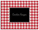 Stationery/Thank You Notes by Kelly Hughes Designs (Red Houndstooth)