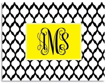 Stationery/Thank You Notes by Kelly Hughes Designs (Black Lattice) Stationery/Thank You Notes by Kelly Hughes Designs (Black Lattice)