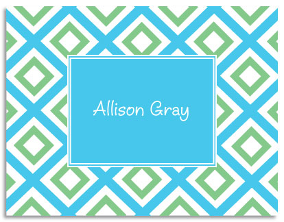 Stationery/Thank You Notes by Kelly Hughes Designs (Geo Blue) Stationery/Thank You Notes by Kelly Hughes Designs (Geo Blue)
