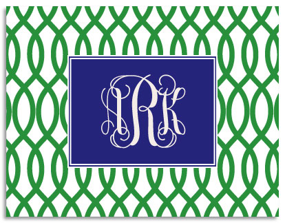 Stationery/Thank You Notes by Kelly Hughes Designs (Garden Gate Green) Stationery/Thank You Notes by Kelly Hughes Designs (Garden Gate Green)