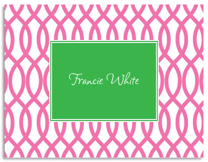 Stationery/Thank You Notes by Kelly Hughes Designs (Garden Gate Pink)