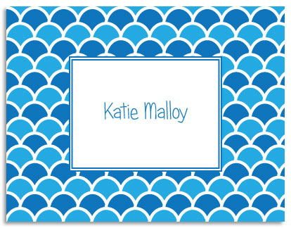 Stationery/Thank You Notes by Kelly Hughes Designs (Shells Blue) Stationery/Thank You Notes by Kelly Hughes Designs (Shells Blue)