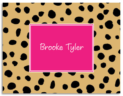 Stationery/Thank You Notes by Kelly Hughes Designs (Cheetah) Stationery/Thank You Notes by Kelly Hughes Designs (Cheetah)