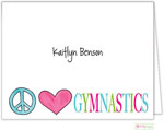 Stationery/Thank You Notes by Kelly Hughes Designs (Peace Love Gymnastics)