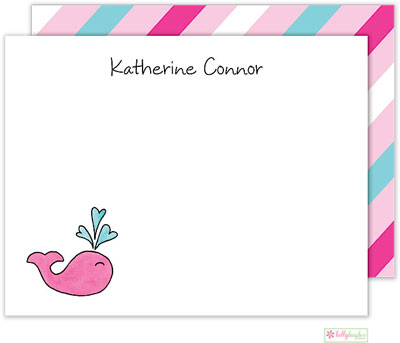 Stationery/Thank You Notes by Kelly Hughes Designs (Preppy Whale)