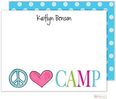 Stationery/Thank You Notes by Kelly Hughes Designs (Peace Love Camp)