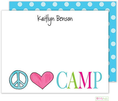 Stationery/Thank You Notes by Kelly Hughes Designs (Peace Love Camp) Stationery/Thank You Notes by Kelly Hughes Designs (Peace Love Camp)