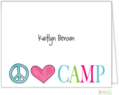 Stationery/Thank You Notes by Kelly Hughes Designs (Peace Love Camp) Stationery/Thank You Notes by Kelly Hughes Designs (Peace Love Camp)