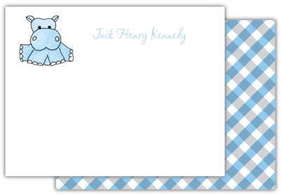 Stationery/Thank You Notes by Kelly Hughes Designs (Blue Hippo)