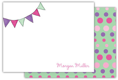 Stationery/Thank You Notes by Kelly Hughes Designs (Party Flags)