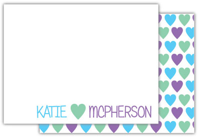 Stationery/Thank You Notes by Kelly Hughes Designs (Heart You)