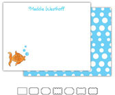 Stationery/Thank You Notes by Kelly Hughes Designs (Goldie The Fish)