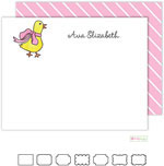 Stationery/Thank You Notes by Kelly Hughes Designs (Ducklings In Pink)