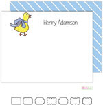 Stationery/Thank You Notes by Kelly Hughes Designs (Ducklings In Blue)