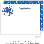 Stationery/Thank You Notes by Kelly Hughes Designs (Blue Octopus)