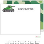 Stationery/Thank You Notes by Kelly Hughes Designs (Army Tank)
