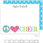 Stationery/Thank You Notes by Kelly Hughes Designs (Peace Love Cheer)