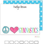 Stationery/Thank You Notes by Kelly Hughes Designs (Peace Love Gymnastics)