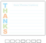 Stationery/Thank You Notes by Kelly Hughes Designs (Blue Letter Thanks)
