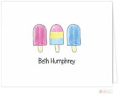 Stationery/Thank You Notes by Kelly Hughes Designs (Popsicles)