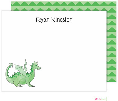 Stationery/Thank You Notes by Kelly Hughes Designs (Green Dragon)