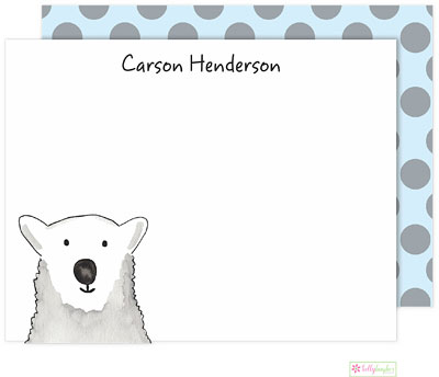 Stationery/Thank You Notes by Kelly Hughes Designs (Polar Bear) Stationery/Thank You Notes by Kelly Hughes Designs (Polar Bear)