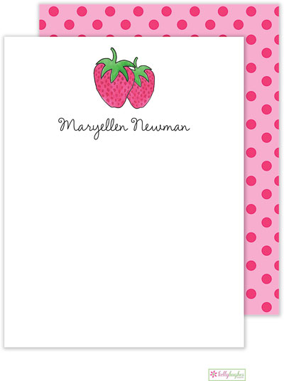 Stationery/Thank You Notes by Kelly Hughes Designs (Strawberry Fields)