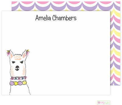 Stationery/Thank You Notes by Kelly Hughes Designs (Llama Love)