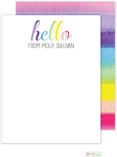 Stationery/Thank You Notes by Kelly Hughes Designs (Hello Rainbow) Stationery/Thank You Notes by Kelly Hughes Designs (Hello Rainbow)