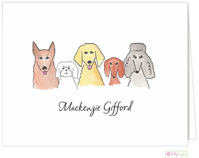 Stationery/Thank You Notes by Kelly Hughes Designs (Pup Brigade)