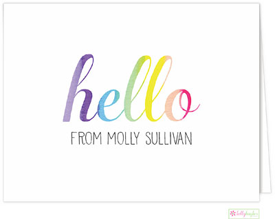 Stationery/Thank You Notes by Kelly Hughes Designs (Hello Rainbow)