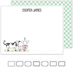 Stationery/Thank You Notes by Kelly Hughes Designs (Barnyard Bunch)