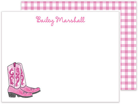 Stationery/Thank You Notes by Kelly Hughes Designs (Cowgirl Boots) Stationery/Thank You Notes by Kelly Hughes Designs (Cowgirl Boots)