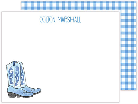Stationery/Thank You Notes by Kelly Hughes Designs (Cowboy Boots)
