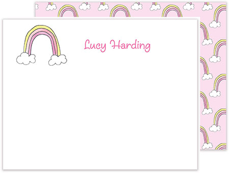Stationery/Thank You Notes by Kelly Hughes Designs (Happy Rainbow)
