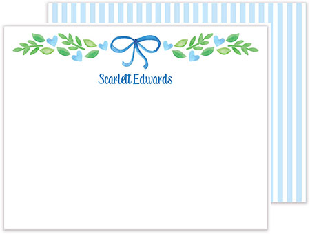 Stationery/Thank You Notes by Kelly Hughes Designs (Sweet Blue Floral)