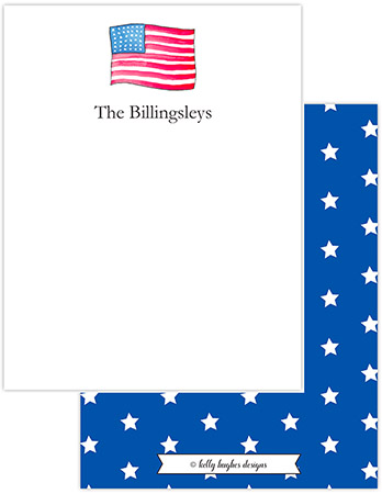Stationery/Thank You Notes by Kelly Hughes Designs (Grand Ole Flag)