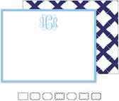 Stationery/Thank You Notes by Kelly Hughes Designs (Navy Bamboo)