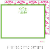 Stationery/Thank You Notes by Kelly Hughes Designs (Pink Damask)