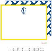Stationery/Thank You Notes by Kelly Hughes Designs (Navy Basketweave)