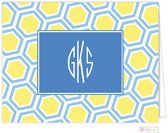 Stationery/Thank You Notes by Kelly Hughes Designs (Honeycomb Blue)