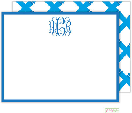 Stationery/Thank You Notes by Kelly Hughes Designs (Blue Bamboo)