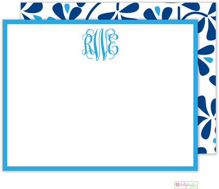 Stationery/Thank You Notes by Kelly Hughes Designs (Blue China)