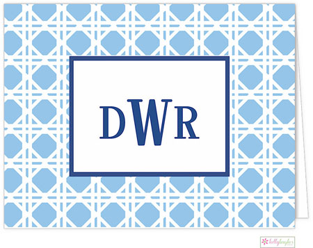 Stationery/Thank You Notes by Kelly Hughes Designs (Blue Caning) Stationery/Thank You Notes by Kelly Hughes Designs (Blue Caning)