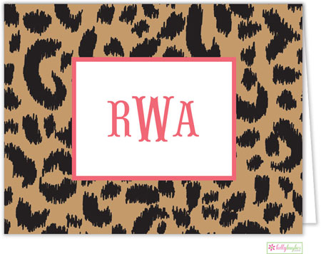 Stationery/Thank You Notes by Kelly Hughes Designs (Leopard)