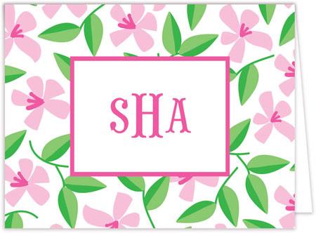 Stationery/Thank You Notes by Kelly Hughes Designs (Pink Blossom)