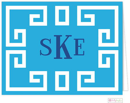 Stationery/Thank You Notes by Kelly Hughes Designs (Framed Key Blue) Stationery/Thank You Notes by Kelly Hughes Designs (Framed Key Blue)